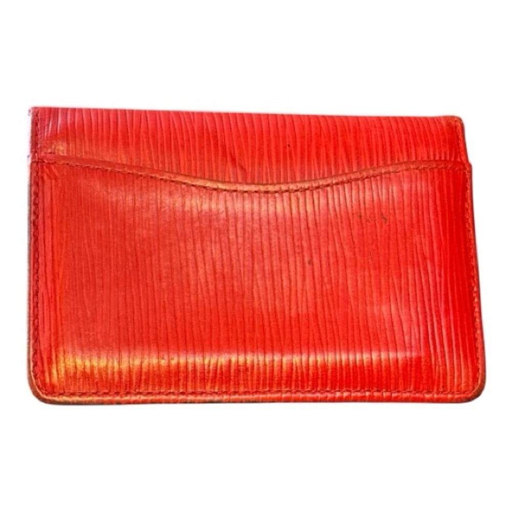 Louis Vuitton Red Epi Card Holder Wallet Vintage - Picture 3 of 10